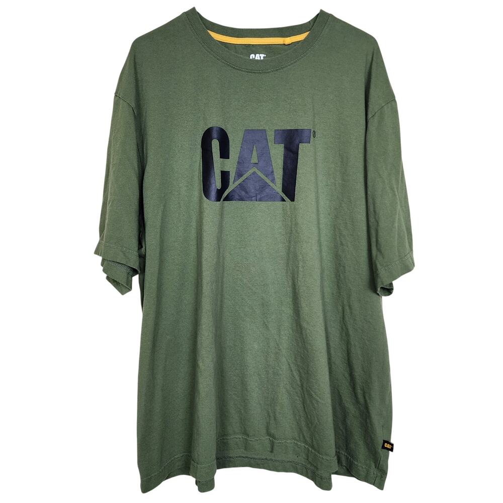 CAT XXL Green Tee Shirt
